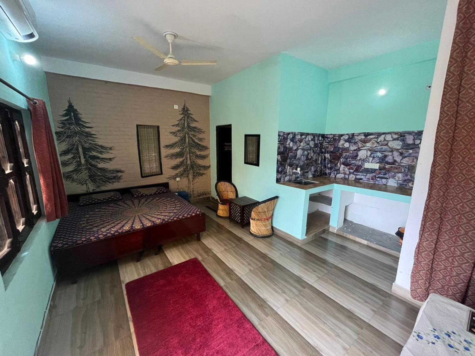 Utsav Riverbank Homestay Haldwāni Exterior foto
